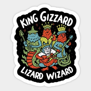 King Gizzard & The Lizard Wizard - Fan made design Sticker